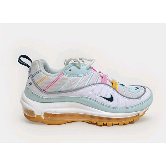 Nike Air Max 98 Women's 8.5 Teal Tint Nightshade Spirit White CI9897-300 - Picture 4 of 9